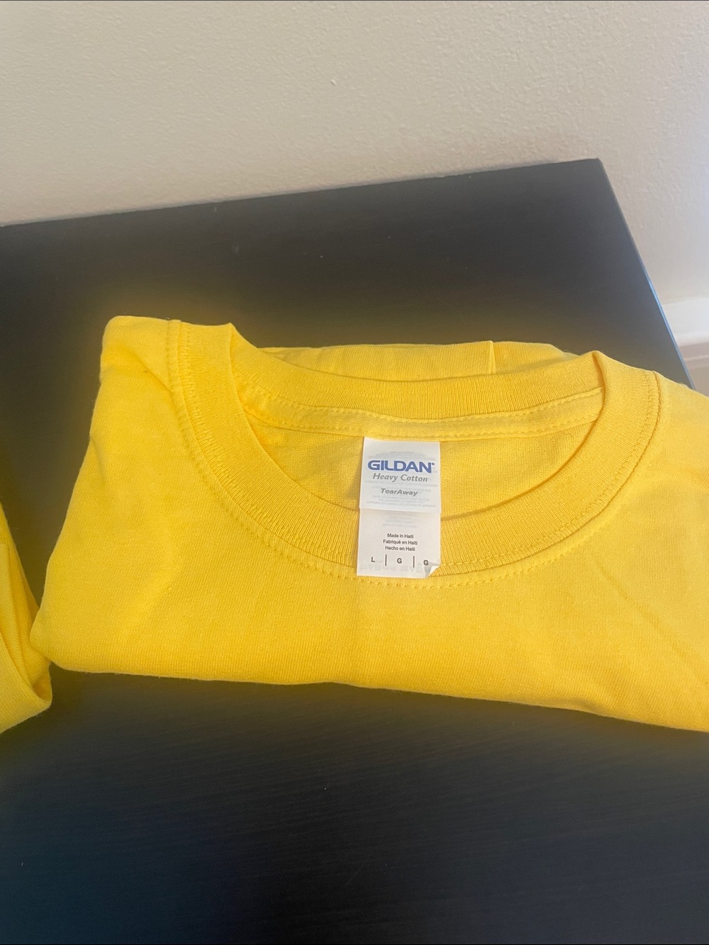 Gildan Bright Yellow Crewneck Short Sleeve Tee